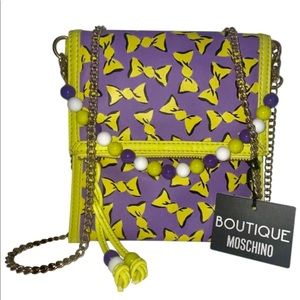 Moschino Neon Bead & Bow Crossbody NWT